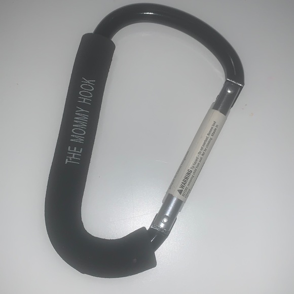 The Mommy Hook Karabiner Blau - Praktischer Haken Für Kinderwagen & Einkaufstaschen